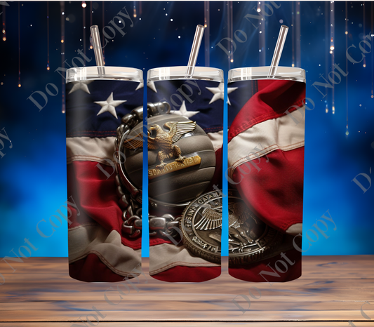 Marine corp tumbler