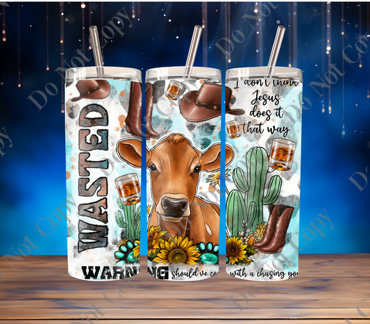 Wasted cow tumbler