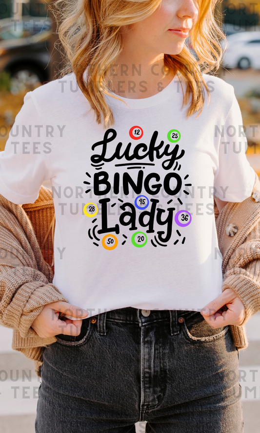 Lucky bingo lady