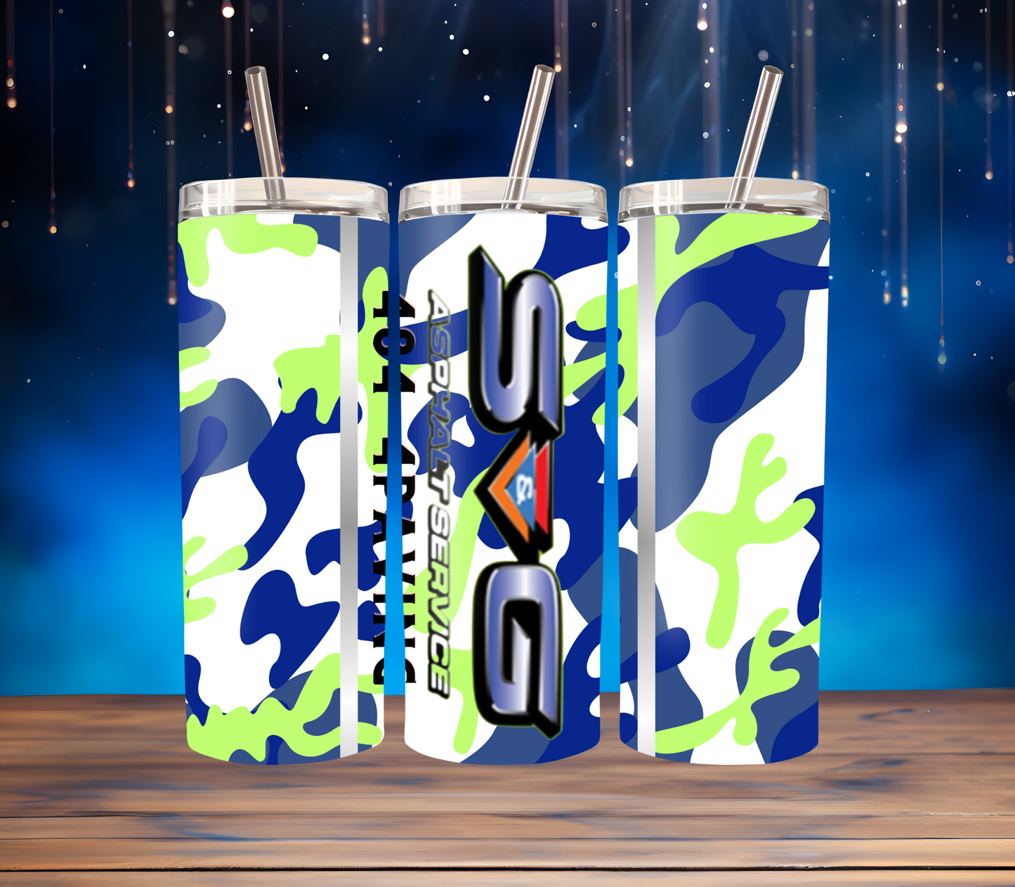 Camo Custom S&G tumbler