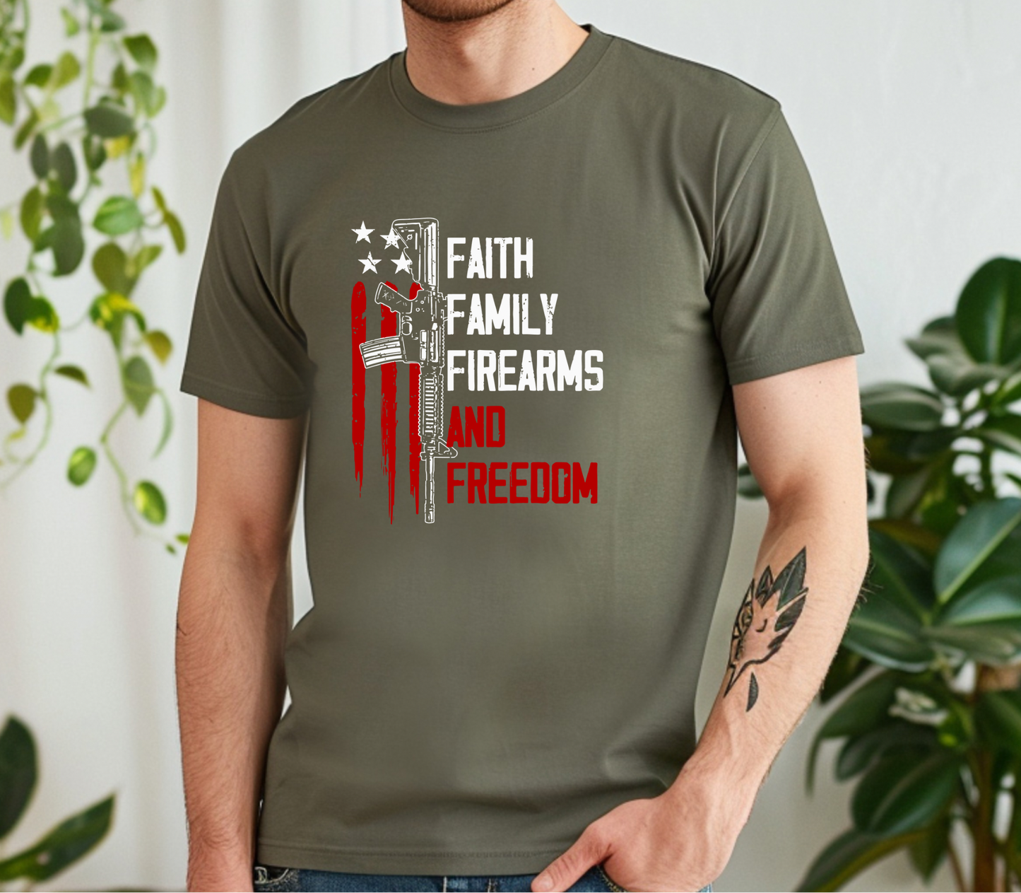 Custom flag t-shirt