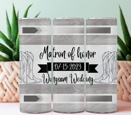 Matron of honor tumbler