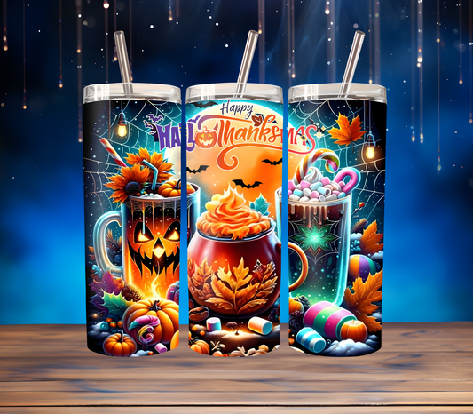 Hallowthanksmas tumbler