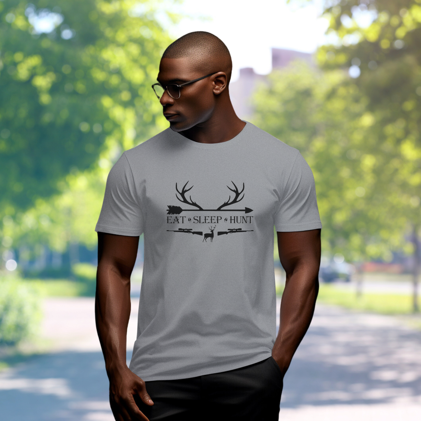 Eat sleep hunt t-shirt