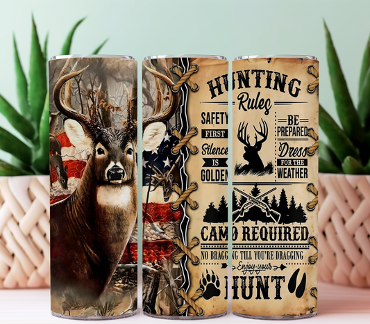 Deer hunting tumbler