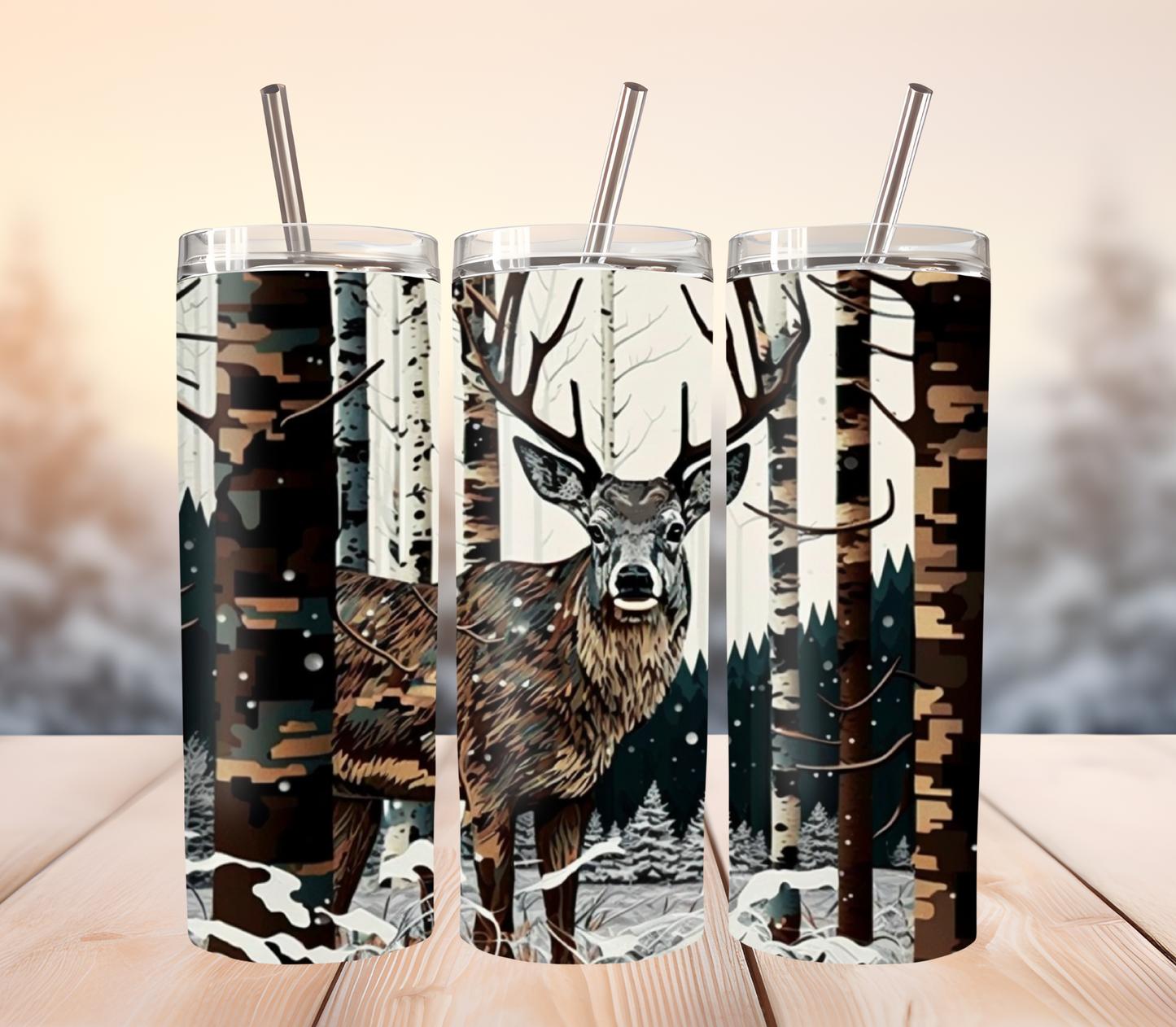 Buck deer tumbler