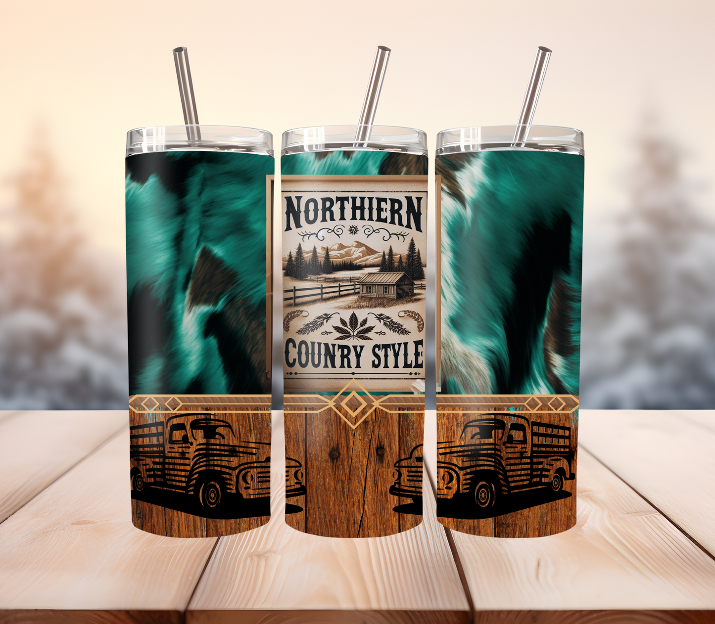 Northern country style tumbler