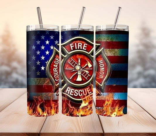 Fire rescue tumbler