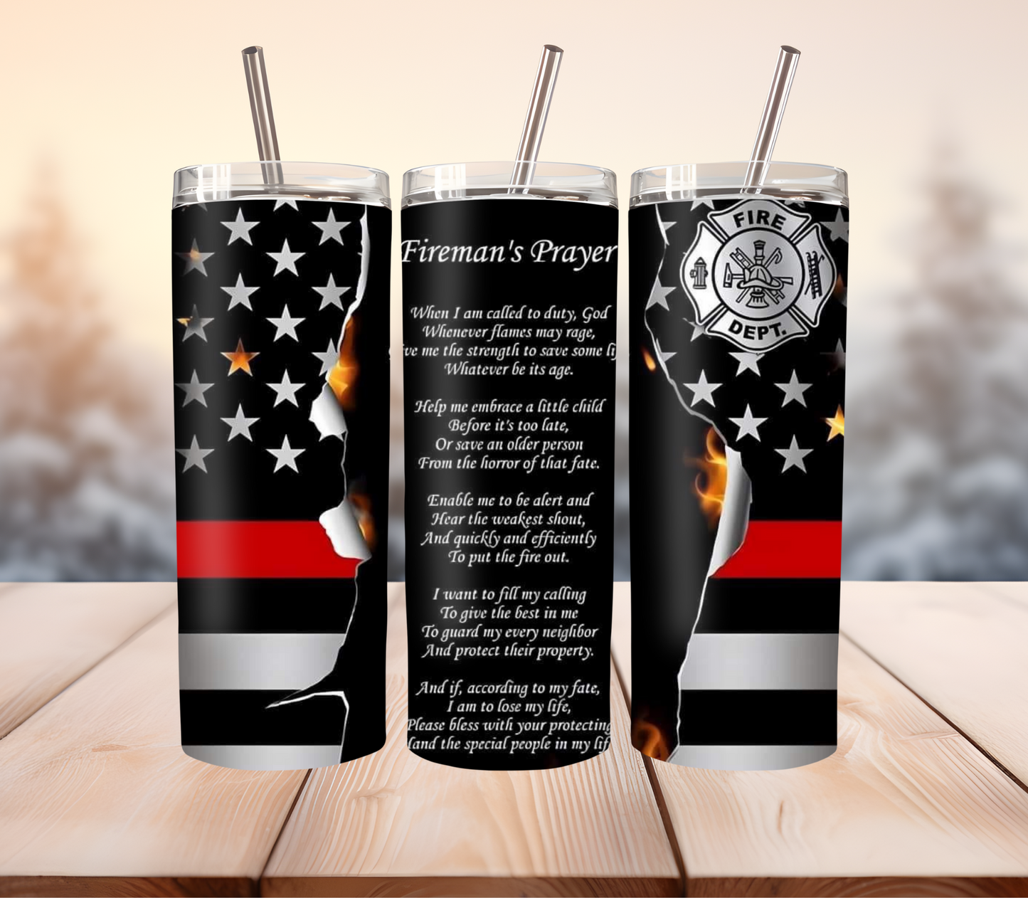 First responders prayer, ￼ tumbler