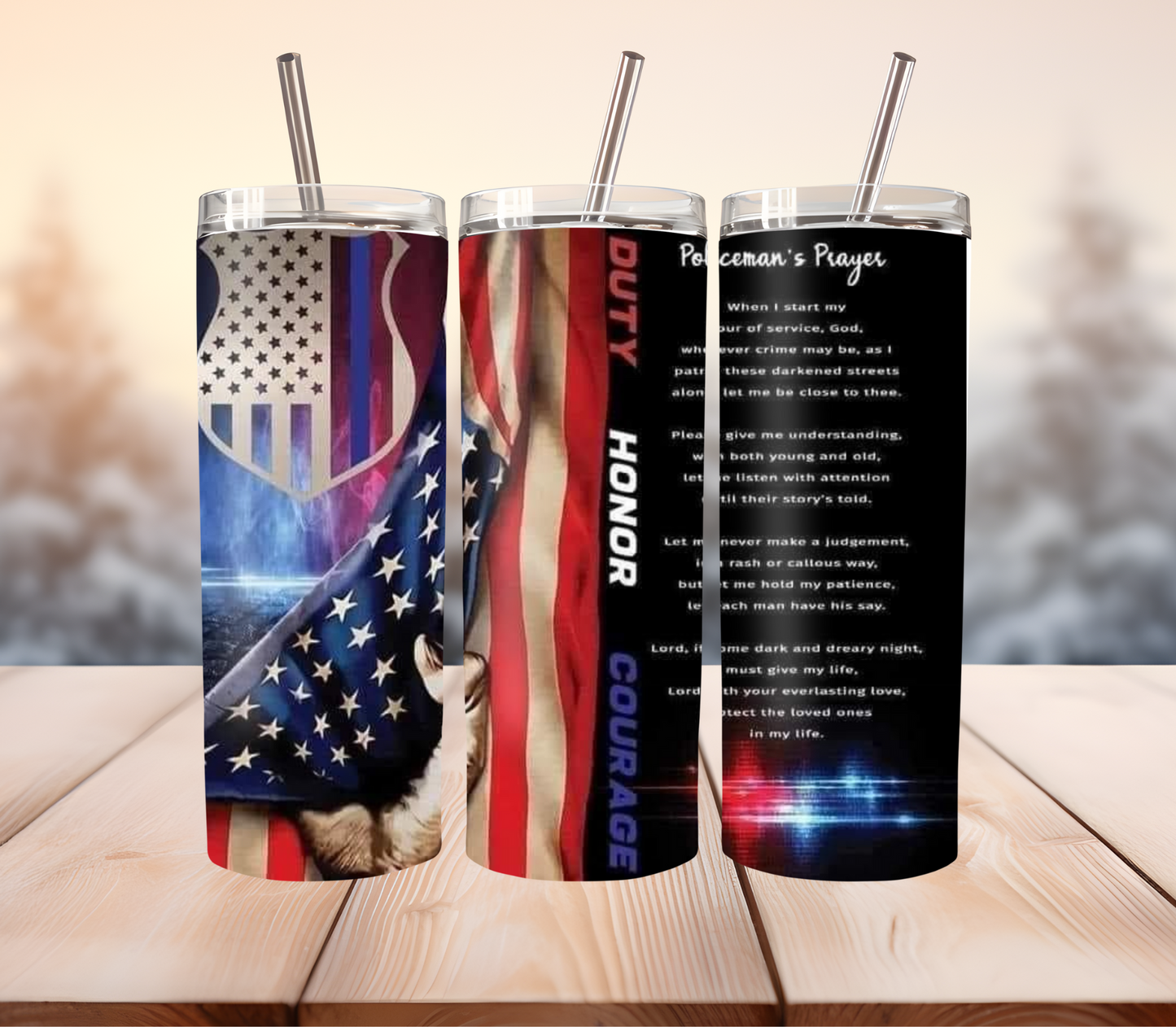 First responders prayer, ￼ tumbler