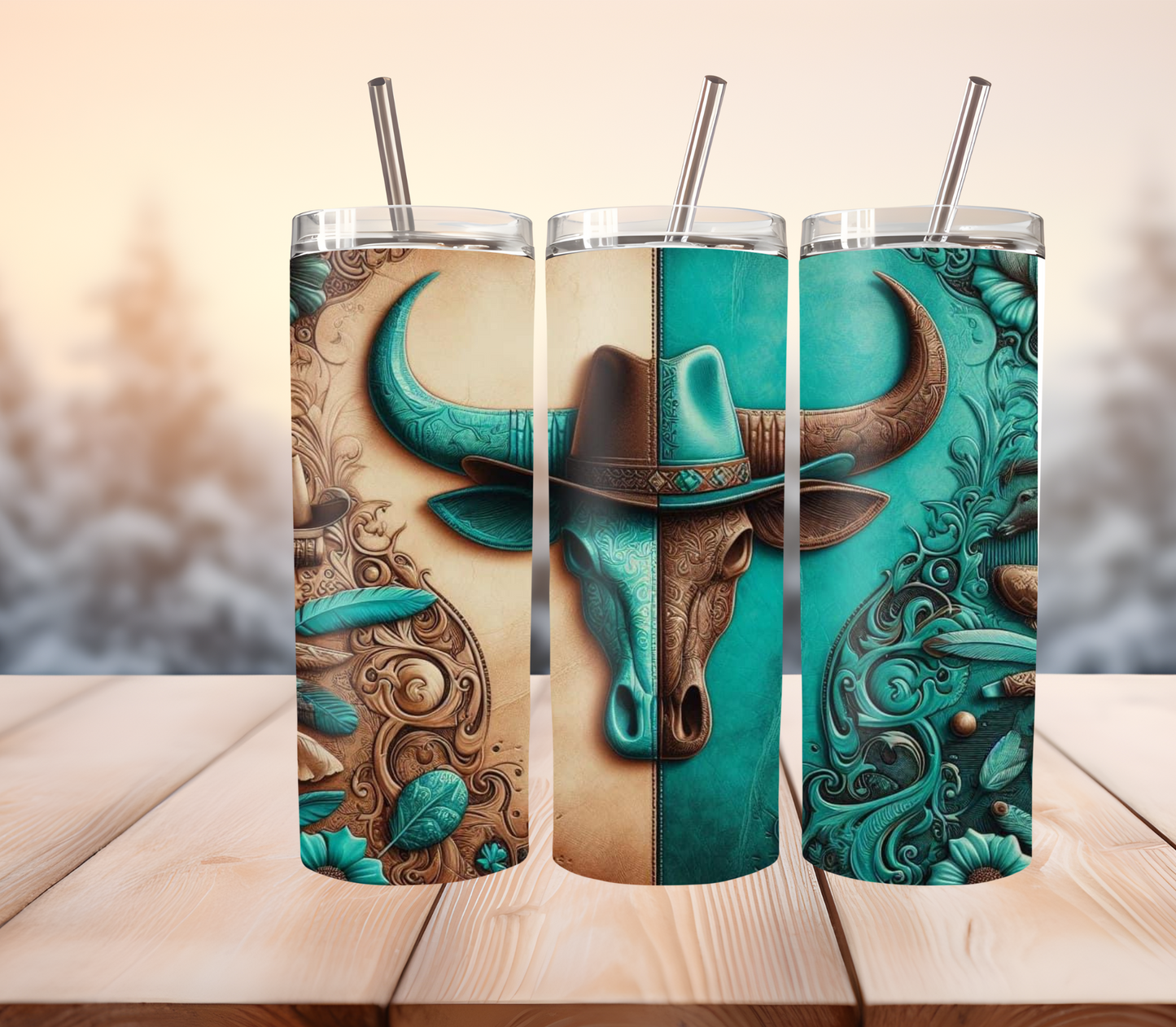 Half-and-half, bull tumbler