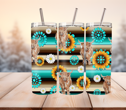 sunflowers tumbler